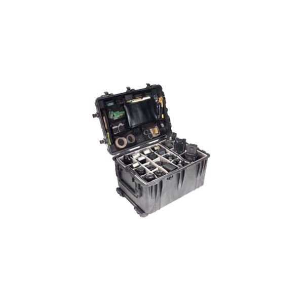 Pelican Black Padded Divider Case, 31.59"L x 23"W x 19.48"D 1664 - main