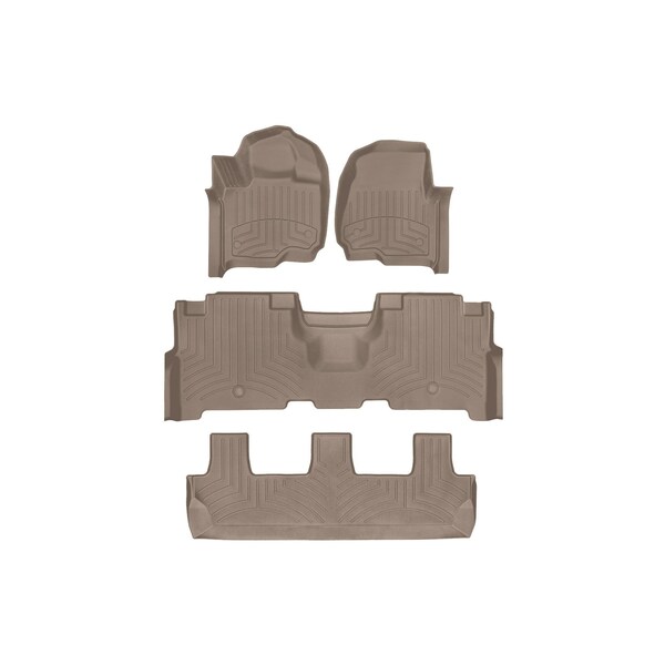 Weathertech Tan, Front and Rear and Rear FloorLiner HP 451295-1-2-6IM - main
