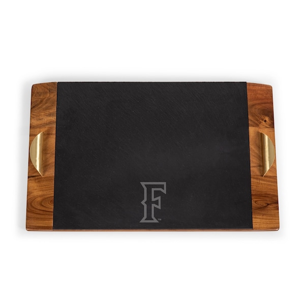 Picnic Time Family Of Brands NCAA Cal State Fullerton Titans Covina Acacia and Slate Serving Tray 957-07-512-983-0 - main
