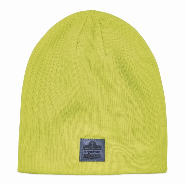 Ergodyne N-Ferno 6812 Rib Knit Beanie, Acrylic, One Size Fits Most, Lime 16813 - main