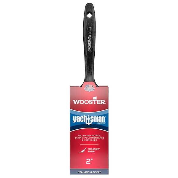 Wooster 2" Varnish Soft, White China Bristle, Paint Brush, Plastic Handle Z1120-2 - main