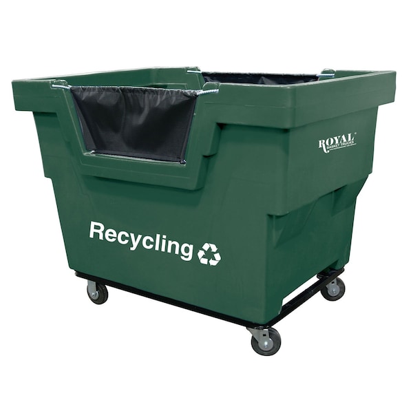 Royal Basket Trucks Mail Truck, Green, Polyurethane G23-GNX-RMA-4UNN - main