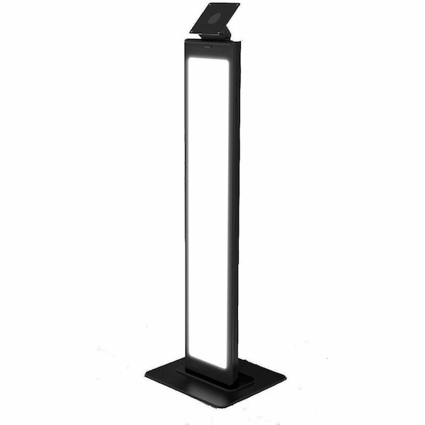 Compulocks BRANDABLE FLOOR STAND WITH LIGHTING KIT 140BLK01-US - main
