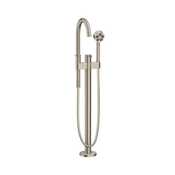 Axor ONE Freestanding Tub Filler Trim with 1.75 GPM Handshower in Brushed Nickel 48441821 - main