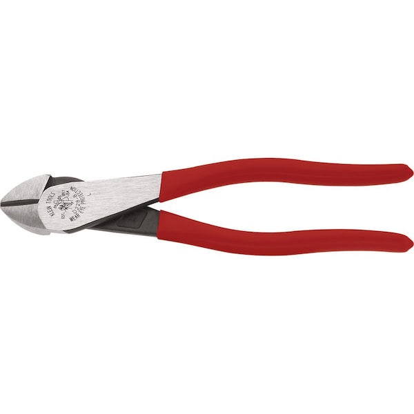 Klein Tools 8 1/8 in High Leverage Diagonal Cutting Plier Standard Cut Oval Nose Uninsulated D228-8 - main