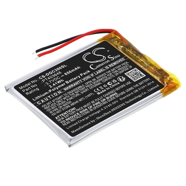 Ilc DENON Ah-Gc30 Replacement 3.7V 0.65AH Battery AH-GC30 BATTERY - main