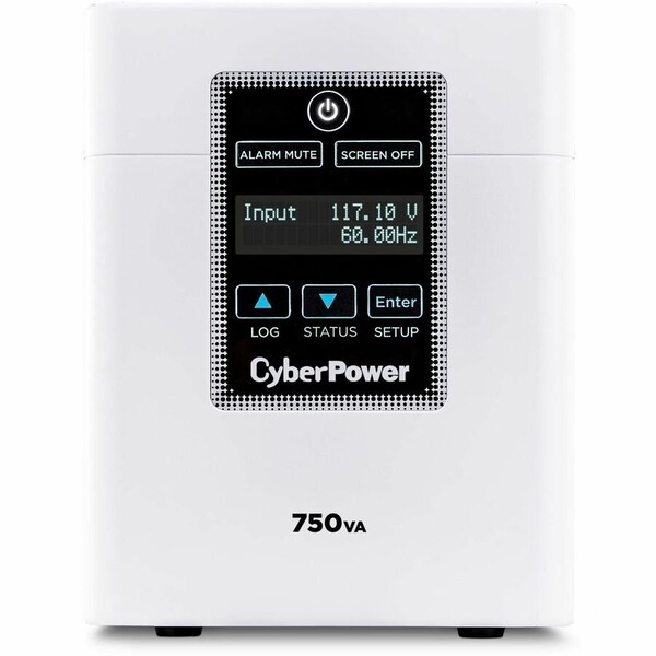 Cyberpower 750VA/600W UPS 120V 6 NEMA 5-15R-HG 60601-1 TESTED NEMA 5-15P-HG PLUG 3YR WARR M750L - main