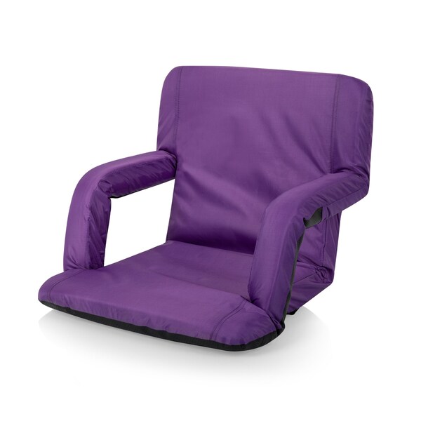 Picnic Time Family Of Brands Ventura Portable Reclining Stadium Seat, Purple 618-00-101-000-0 - main