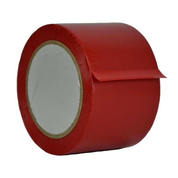 Wod Tape Floor Marking Tape, PVC, Yellow, 49 inch (1250mm) LOG W., 6 mil Thickness WOD VTC366P-49000-LOG-36-YEL - main