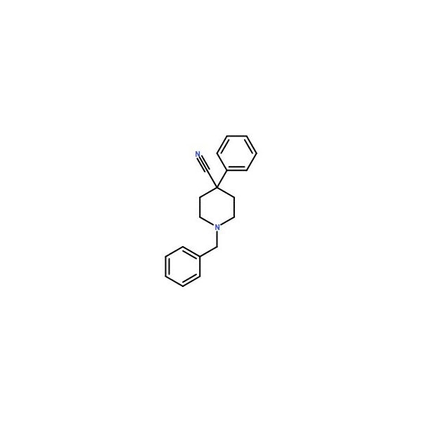 Ak Scientific 1-Benzyl-4-phenylpiperidine-4-carbonitrile HCl (5g), CAS 56243-25-5 8228AB-5g - main