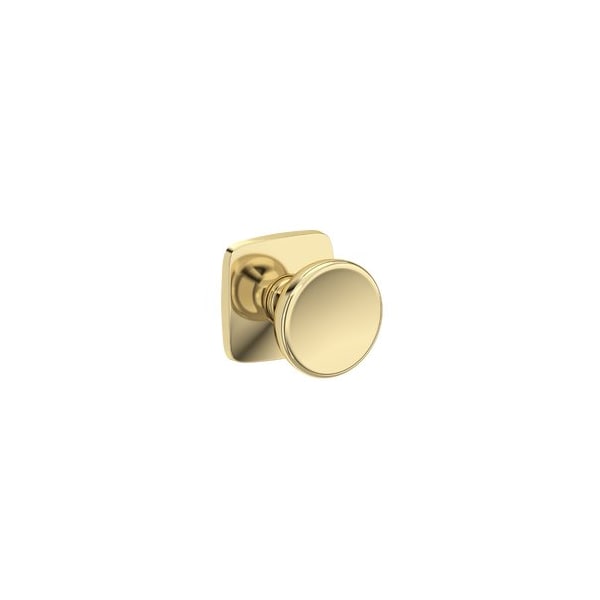 Baldwin Residential Door Knobs Passage Reversible Non-Lacquered Brass PSSOLSFR031 - main