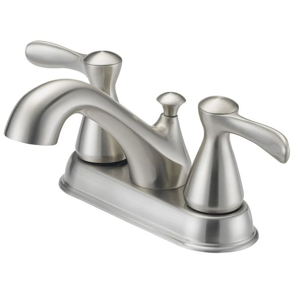 Boston Harbor Lavatory Faucet, 1.2 gpm, 2-Faucet Handle, 3-Faucet Hole, Metal/Plastic, Brushed Nickel F51B0010NP - main