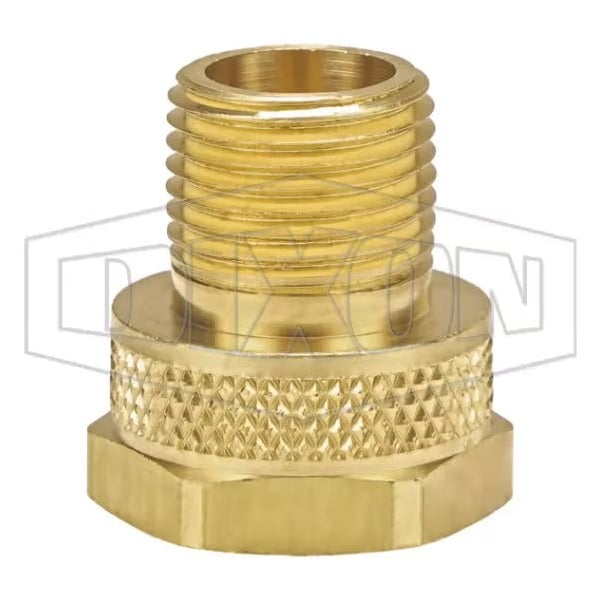Dixon The Right Connection BMA Garden Hose Adapter, 3/4-11-1/2 x 1/2 in Nominal, FGHT x MNPTF End Style, 5031208C - main