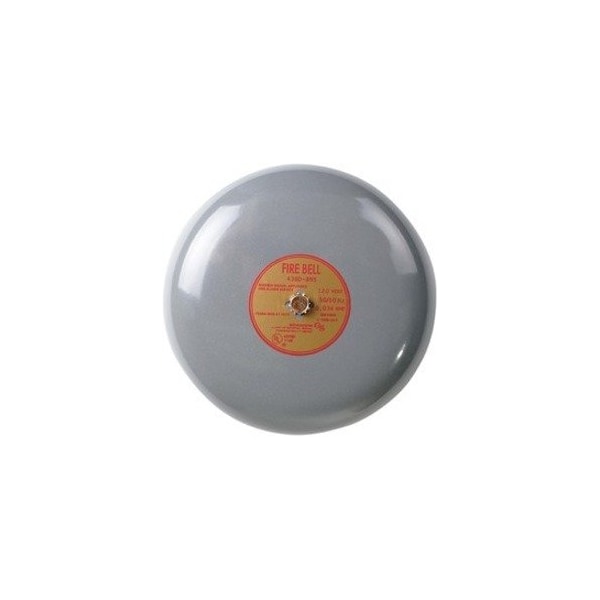 Edwards Signaling Fire Bell, Gray, 8 In. 438D-8N5 - main