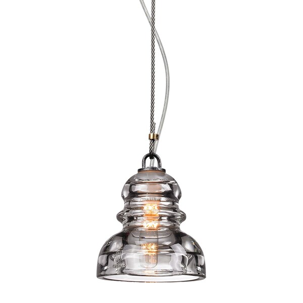 Troy Lighting Menlo Park 1 Light Pendant 5.75 In. Old Silver F3132-OS - main