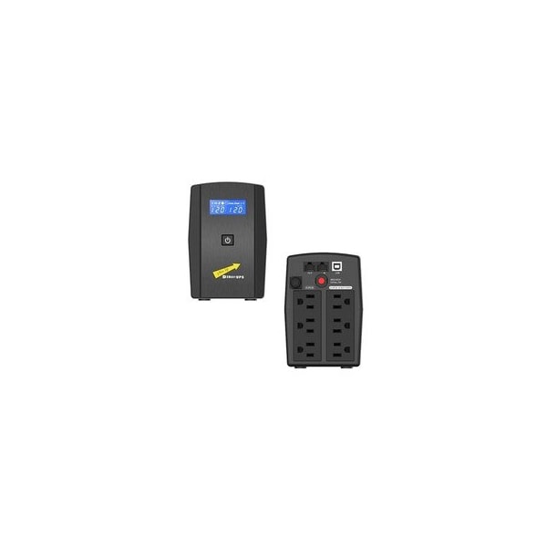 Cable Wholesale Vesta Pro 600 UPS VP, 600 VA (Volt Amps), Uninterrupted Power Supply, Black 91W1-30600 - main