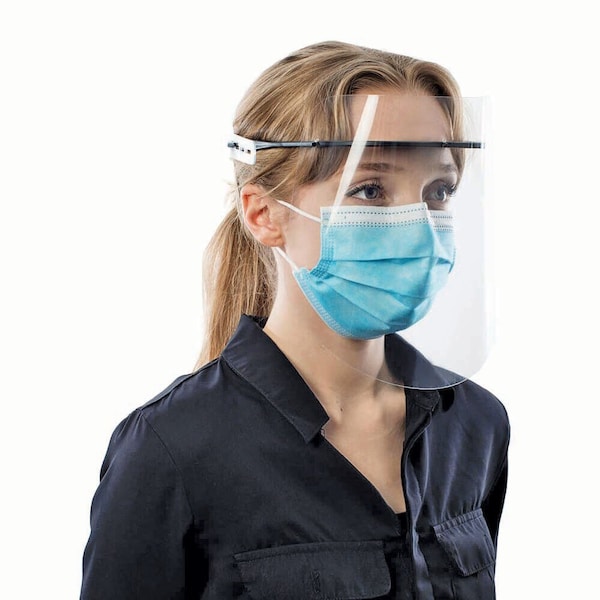 Jorgensen Laboratories JorVet Face Shield, Frames & Shields, 10PK J0519 - main