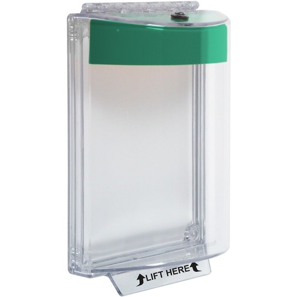 Safety Technology International Universal Stopper Cover, Polycarbonate, Flush Mount, 5 1/2 in W x 8 1/8 in H x 2 5/8 in D STI-13010NG - main
