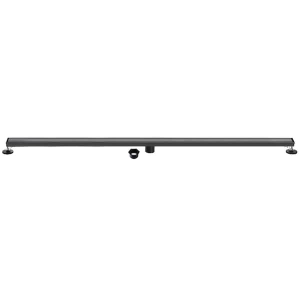 Kingston Brass 72-Inch Stainless Steel Linear Shower Drain with Reversible Tile Insert and Flat Grate BSF7220 - main