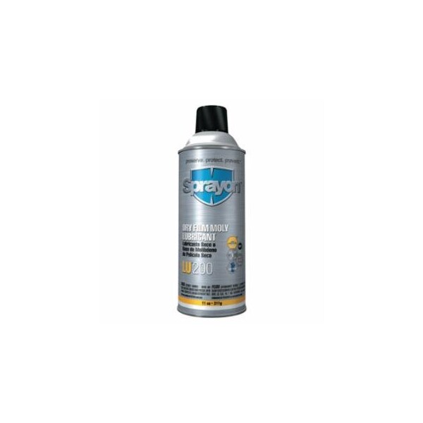 Sprayon Dry Moly Lubricant, 16 oz Aerosol Can, 12PK 425-SC0200000 - main