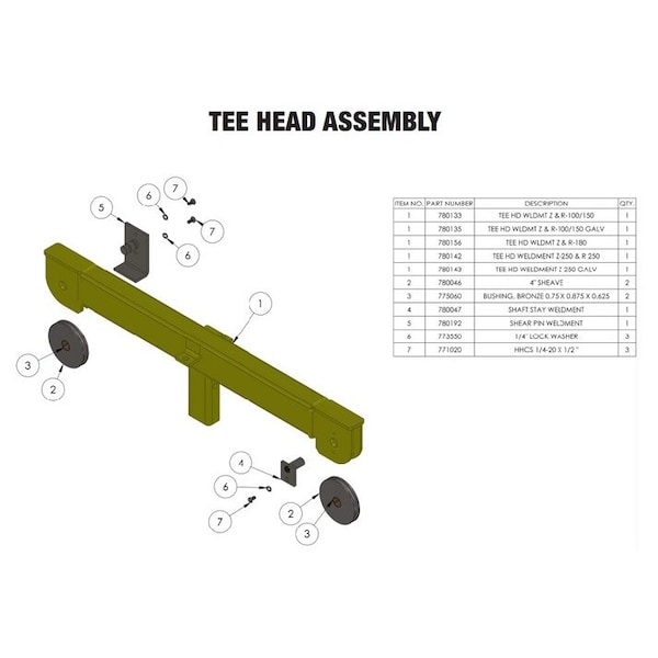 Sumner SHEAVE, 4IN, RAB-411 780046 - main