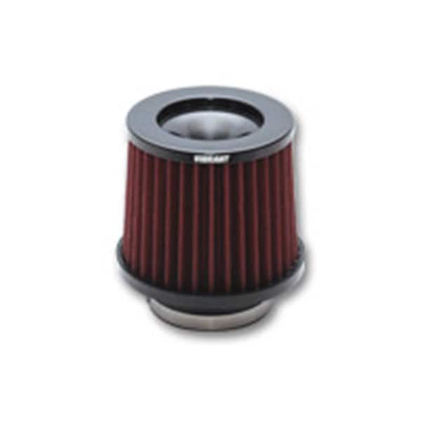 Superjock 5.25 in. O.D. Cone x 5 in. Tall x 2.5 in. inlet I.D. The Classic Performance Air Filter - Red SU3843289 - main