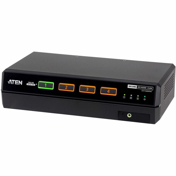 Aten 4-PORT DUAL DISPLAY UNIVERSAL SECURE KVM PP4.0 (HDMI / DISPLAYPORT) CS1144DPH4 - main