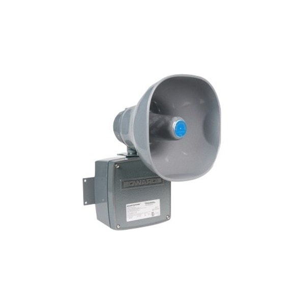 Edwards Signaling Multi-Tone Signal, Horn, Continuous, 120V AC, 110 dB, Zinc Alloy, Gray, Conduit, Surface Mount 5531M-24N5 - main
