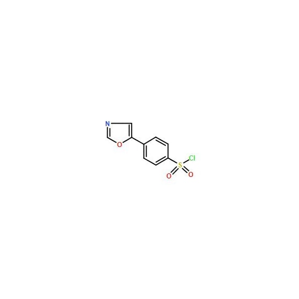 Ak Scientific 4-(1, 3-Oxazol-5-yl)benzenesulfonyl chloride (100mg), CAS 337508-66-4 Y8775-100mg - main