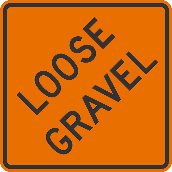 Lyle W8-7, Loose Gravel, 36x36, High Intensity Prismatic, Orange G-16341-HI_36x36 - main