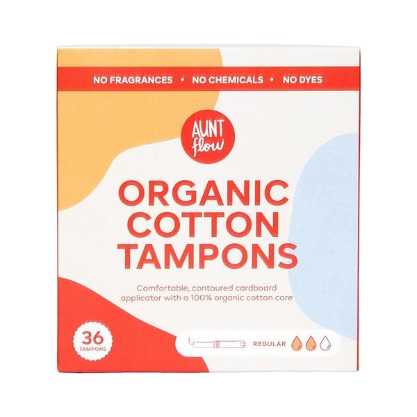 Aunt Flow Tampon, Fragrance Free, PK36 TAMP-ORG-CMR-36 - main