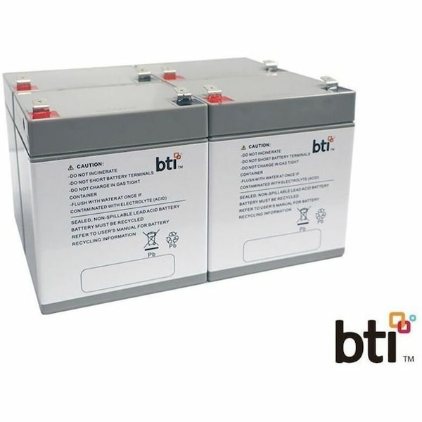 Battery Technology BTI 12V 5.5AH 1-CELL T2/F2 SEALED LEAD ACID BATTERY PAC 12V5.5A-T2-BATT-4PK-BTI - main