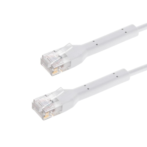 Monoprice Cat6 Ethernet Patch Cable - Bendable UTP 28AWG 5ft White 49076 - main