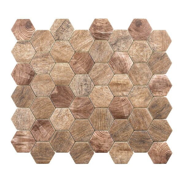 Andova Tiles ANDOVA TILES Terrain 2" x 2" Glass Honeycomb Mosaic Wall & Floor Tile ANDTER257 - main