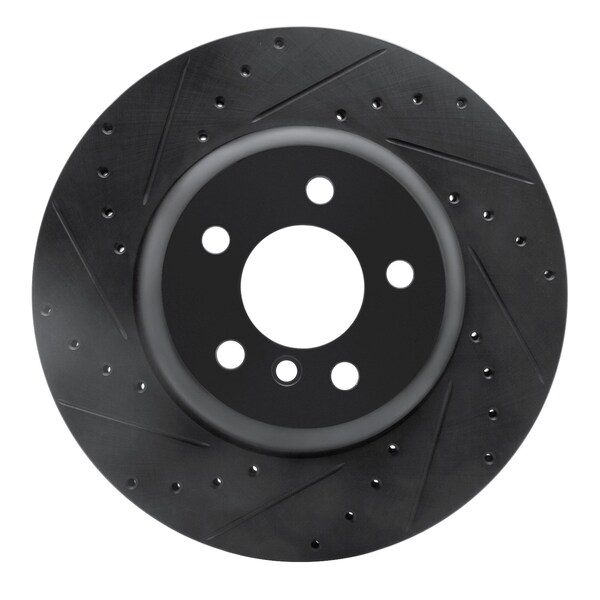 Dynamic Friction Co DFC Brake Rotor - Drilled and Slotted - Black 633-31114L - main