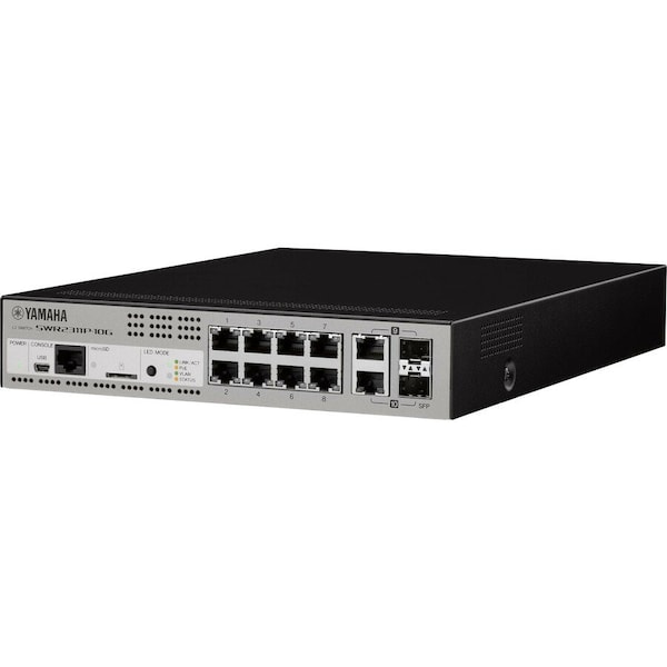 Yamaha 8-PORT MANAGED L2 SWITCH WITH POE SWR2311P-10G - main