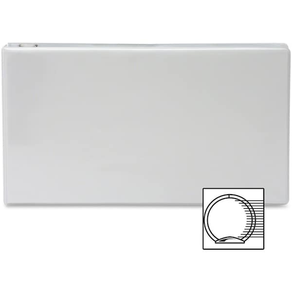 Business Source Tabloidsize Round Ring Reference Binder, White BSN45102 - main