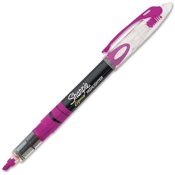 Sanford Sharpie Accent Liquid Pen Style Highlighter, Fluorescent Pink Ink 24429 - main