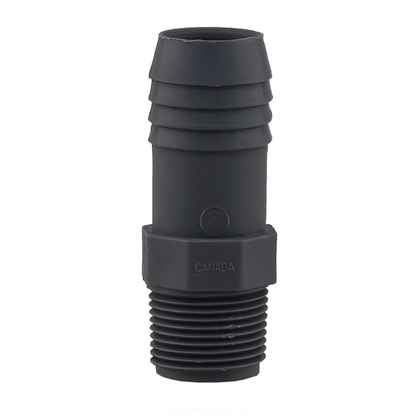Westlake Pipe & Fittings 3/4 in. MPT in. X 1 in. D Insert Polypropylene Reducing Male Adapter 1 pk UPPIA-0710 - main