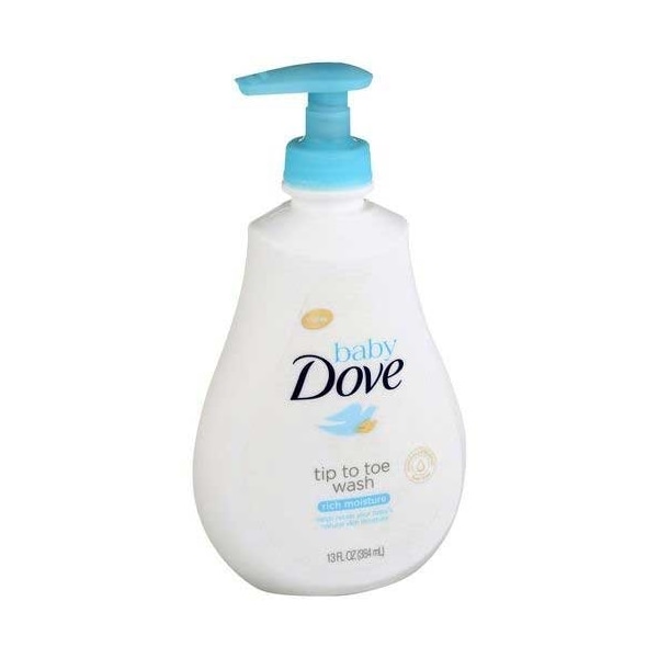 Baby Dove Tip To Toe Rich Moisture Body Wash, 13 Ounce, 4PK 63852 - main