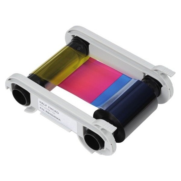 Evolis 1/2 YMCKO Color Ribbon, 400 prints / roll R5H004NAA - main