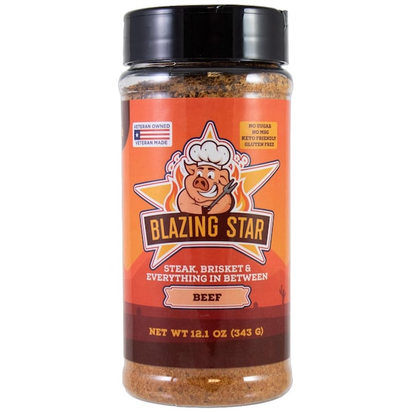 Blazing Star Bar-B-Q Rub/Seasoning 12.1 oz BZ00110-C - main