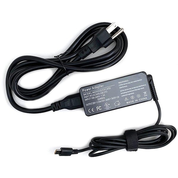 Premium Power Products Adapter-AC-USB-C-5V/9V/12V/15V/20V-45W AC045USBCPD - main
