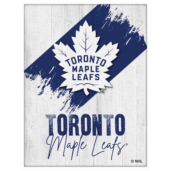 Holland Bar Stool Co Toronto Maple Leafs 24 in. x 32 in. Canvas Wall Art LCnvs - main