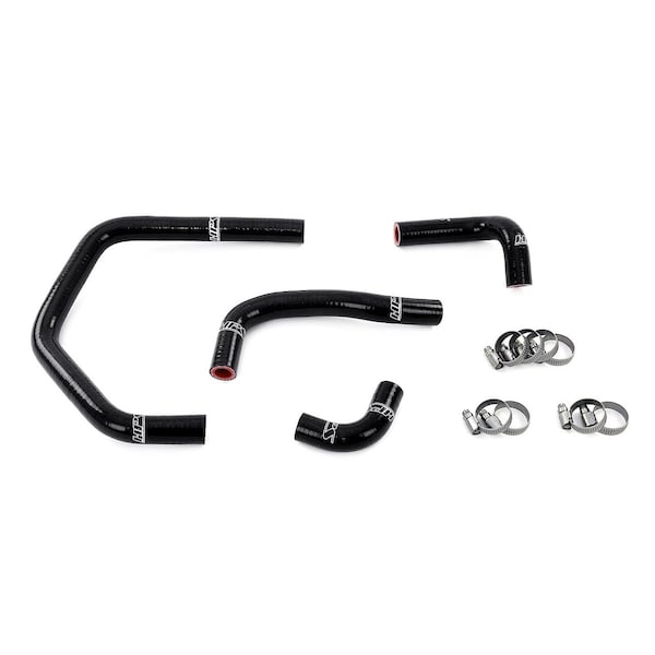 Hps Performance Silicone Heater Coolant Hose Kit, Toyota Supra MK4 JDM Right Hand Drive 2JZ-GE NA, Black, 57-2145-BLK - main