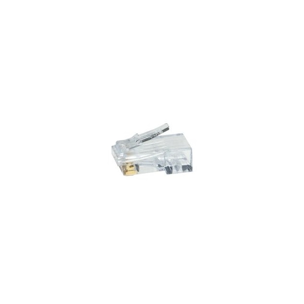 Cable Wholesale Platinum Tools ezEX-RJ45(38) Cat5e Crimp Connectors, Slide Through Wires, POE Compliant, 100047C - main