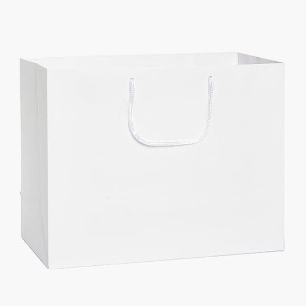 Nashville Wraps White Matte Gift Bags, Medium 13x5x10, 10PK MTMMWH - main