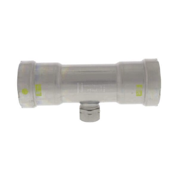 Viega MegaPressG tee P1 1.25 P2 1.25 FPT 1 carbon steel zinc-nickel coating 25501 - main