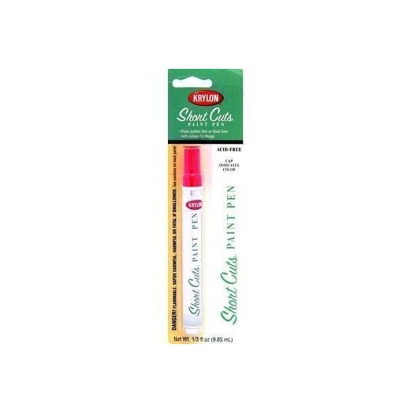 Krylon Short Cuts 1/3 Fl Oz Glow Orange Gloss Paint Pen SCP-912 - main