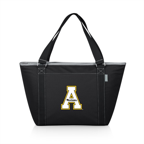 Picnic Time Family Of Brands NCAA App State Mountaineers Topanga Tote Cooler Bag - Soft Cooler Bag - Picnic Cooler, Black 619-00-175-794-0 - main